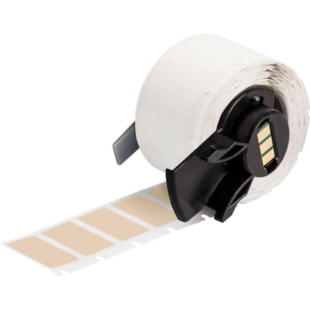 Easy-To-Organize 0.5 x 1 in. Amber Polyimide High Temperature Labels EA1609781